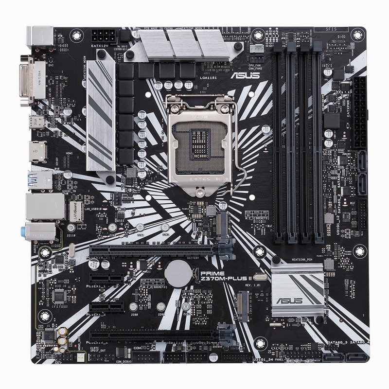 PRIME Z370M-PLUS II - Specifiche Generali|Schede Madri|ASUS Italia Intel