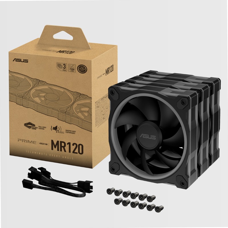 ASUS Prime MR120 ARGB Fan - Triple Pack RGB