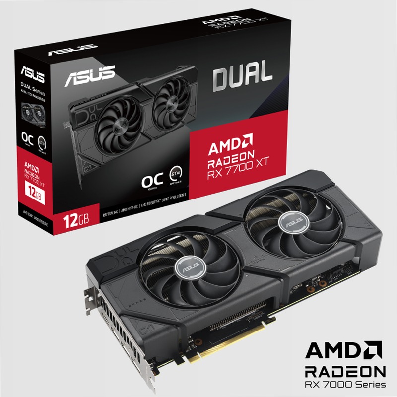 ASUS Dual Radeon™ RX 7700 XT OC Edition 12GB GDDR6 | Graphics Card | ASUS Global - Specifiche Generali