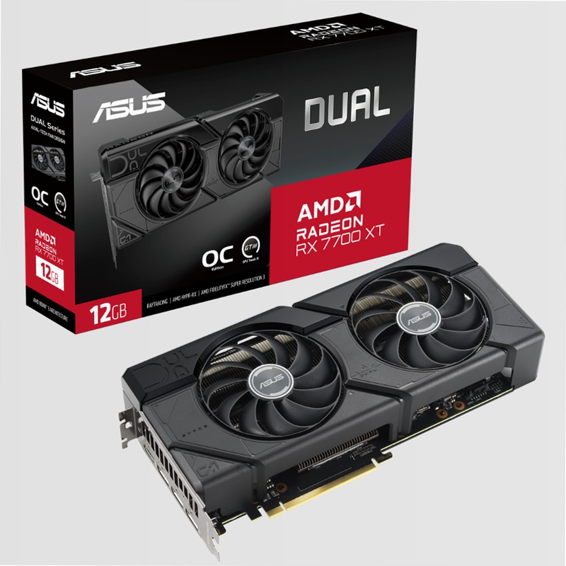 ASUS Dual Radeon™ RX 7700 XT OC Edition 12GB GDDR6 | Graphics Card | ASUS Global - Specifiche Generali