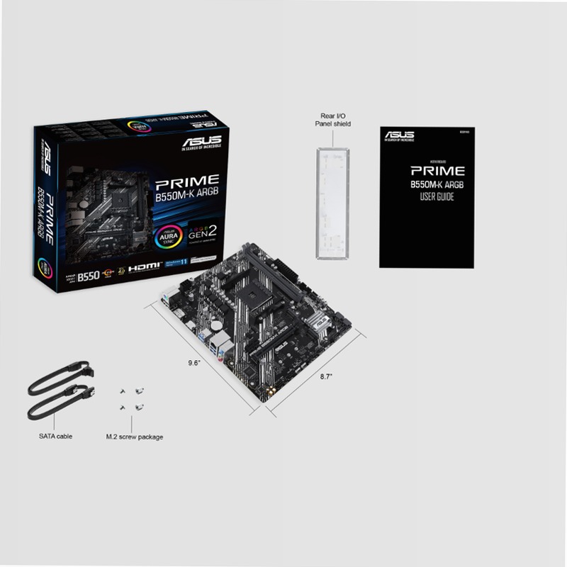 PRIME B550M-K ARGB - Scheda Madre ASUS AMD AM4