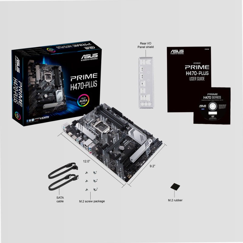 Prime H470-PLUS: Libera il Potenziale del tuo Processore ATX LGA1200