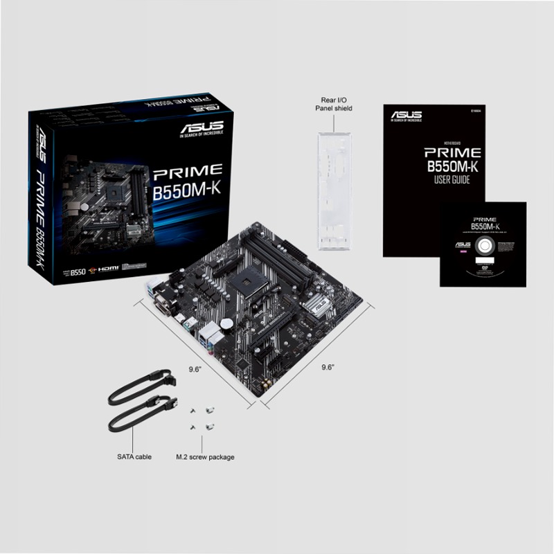 Prime B550M-K: Scheda Madre AMD per PC Fai-DA-Te