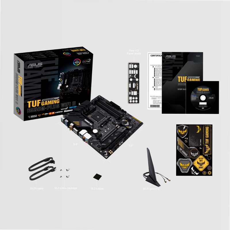 TUF GAMING B550M-PLUS WIFI II - Specifiche Generali|Schede Madri|ASUS Italia AMD AM4 Micro-ATX AM4