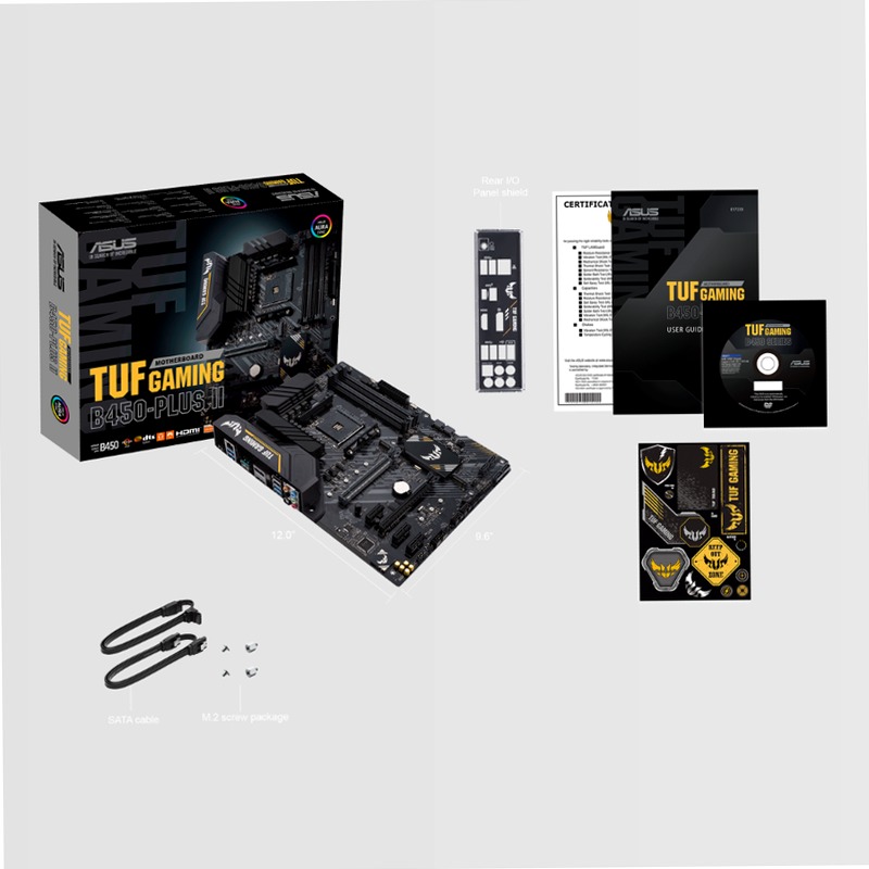 TUF GAMING B450-PLUS II - Scheda Madre Gaming ATX