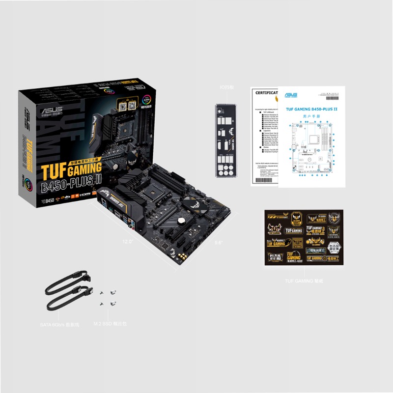 TUF GAMING B450-PLUS II - Scheda Madre Gaming ATX