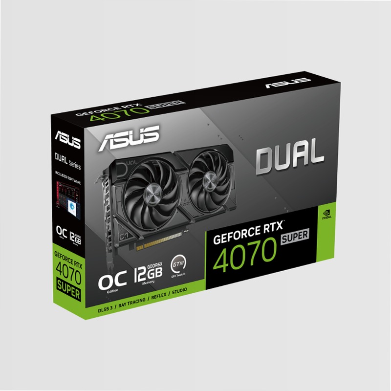 ASUS Dual GeForce RTX™ 4070 SUPER EVO OC Edition 12GB GDDR6X 8gb