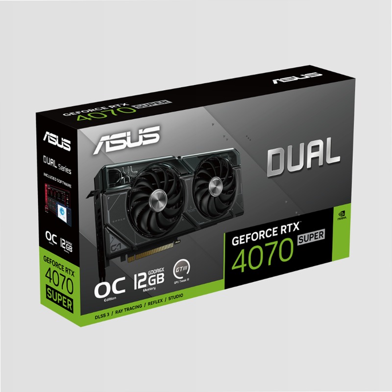 ASUS Dual GeForce RTX™ 4070 SUPER OC Edition 12gb GDDR6X