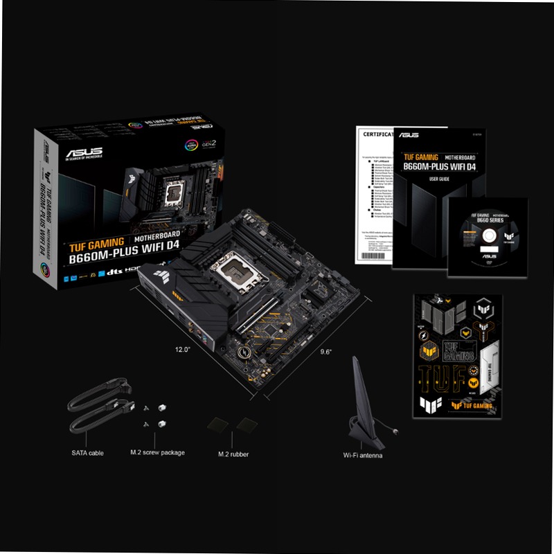 TUF GAMING B660M-PLUS WIFI D4 - Scheda Madre ASUS Intel