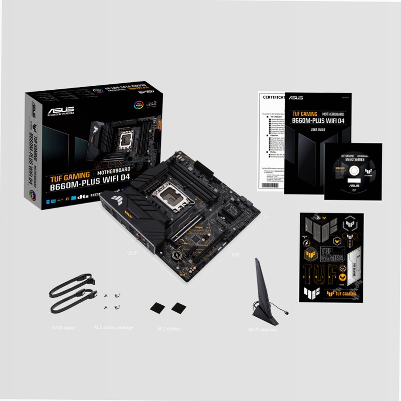TUF GAMING B660M-PLUS WIFI D4 - Specifiche Generali|Schede Madri|ASUS Italia Intel DDR4 LGA 1700 ATX LGA1700