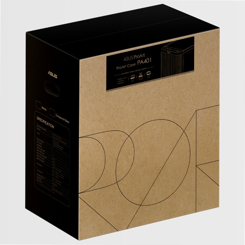 ProArt PA401 Wood Edition - Metal Panel