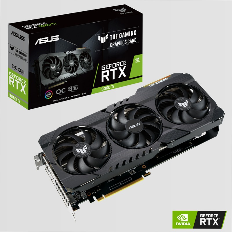 ASUS TUF Gaming GeForce RTX 3060 Ti OC Edition 8GB GDDR6