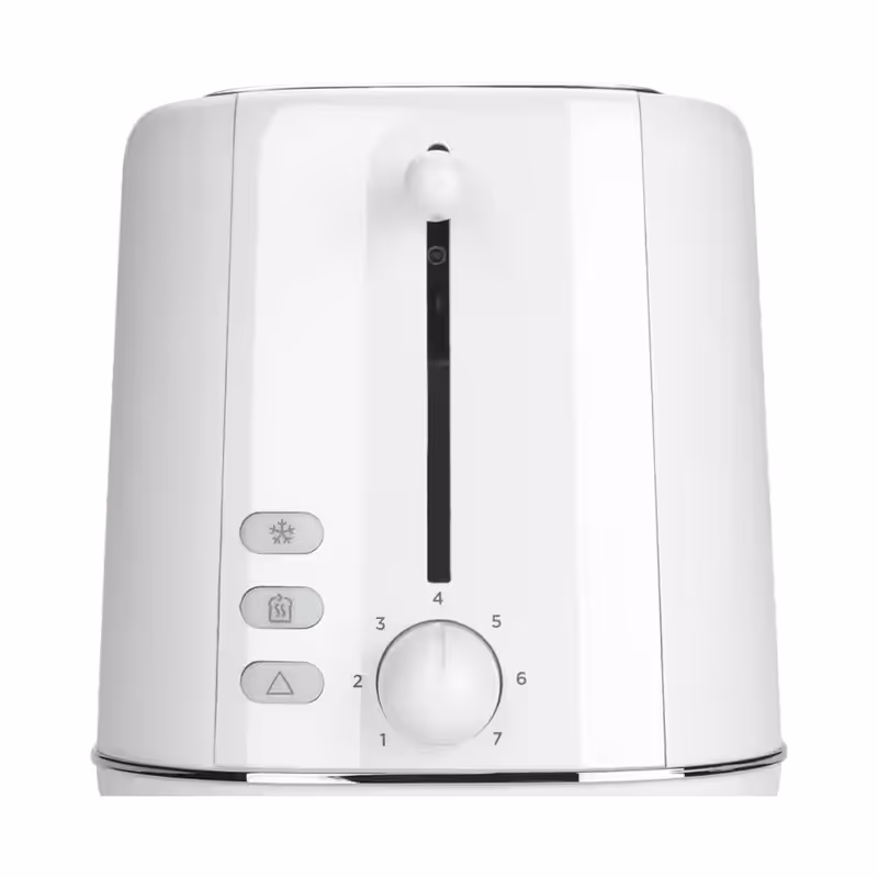 Abbey Lux White 2 Slot Toaster TCP05.A0WH