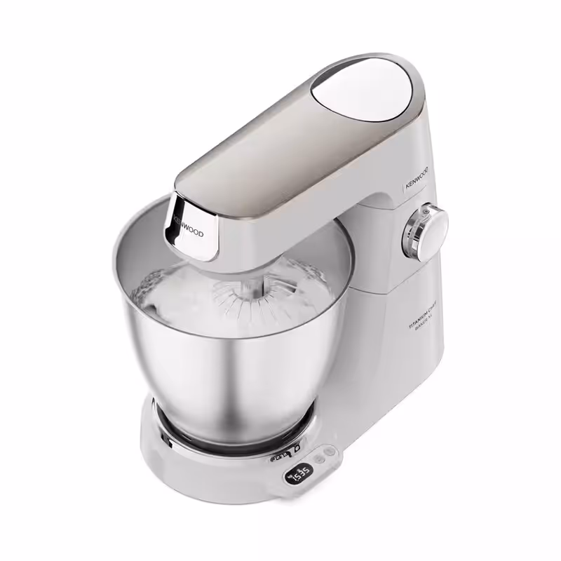 Titanium Chef Baker XL Lite KVL65.001WH - Impastatrice planetaria per la tua cucina Bianco