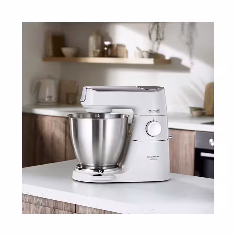 Titanium Chef Baker XL Lite KVL65.001WH - Impastatrice planetaria per la tua cucina Bianco