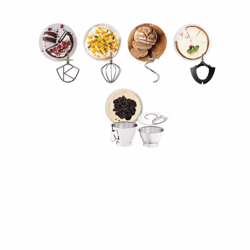 Impastatrice Planetaria Titanium Chef Baker KVC85.004SI Argento