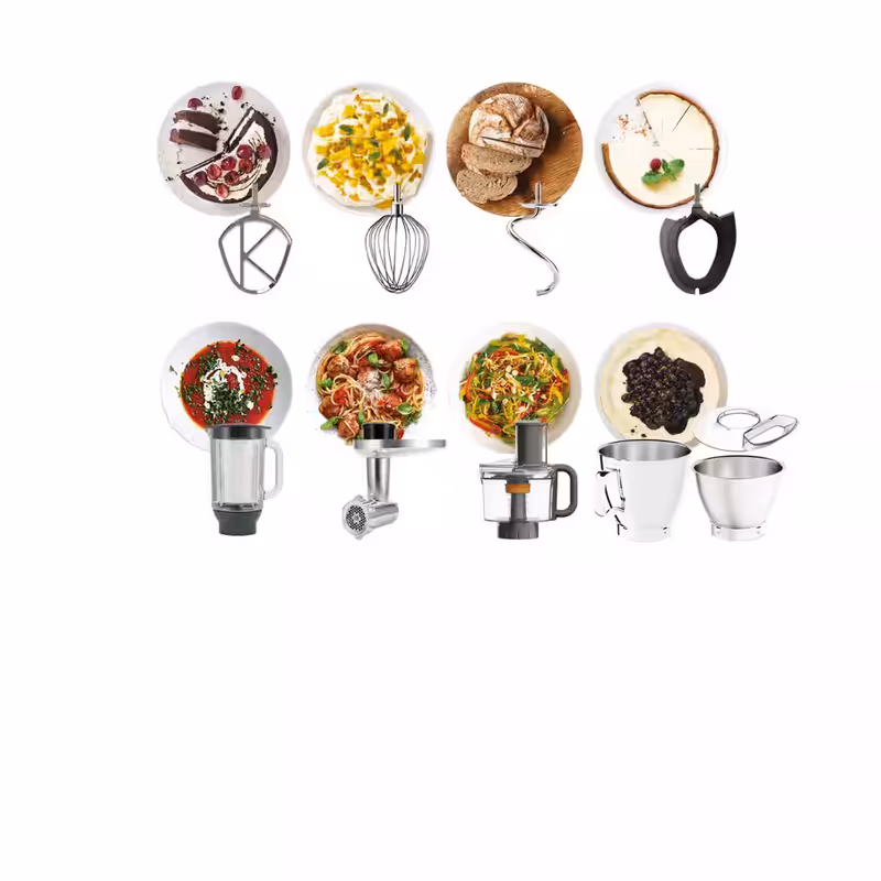 Titanium Chef Baker XL Silver - Impastatrice Professionale Argento