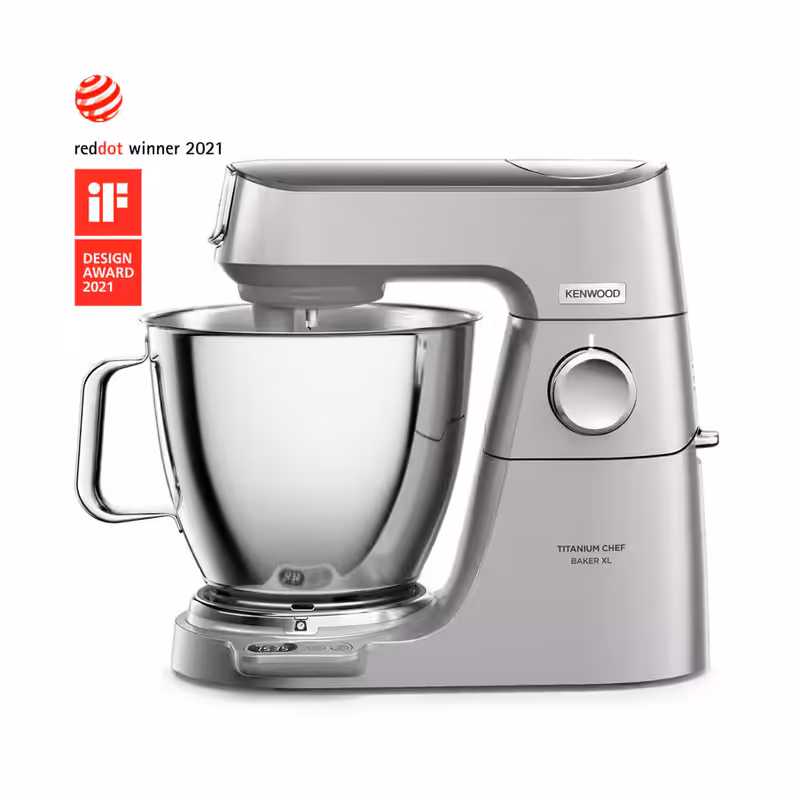 Titanium Chef Baker XL KVL85.004SI - Impastatrice Planetaria Argento