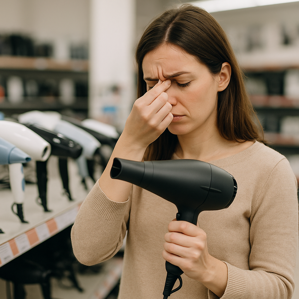 Asciugacapelli: errori da evitare prima dell'acquisto