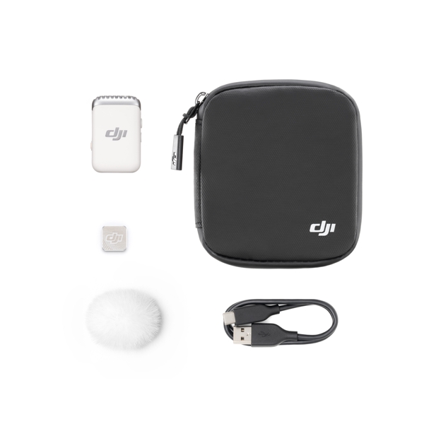 DJI Mic 2 (1 TX Pearl White)