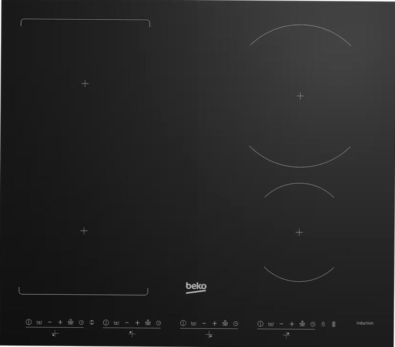 HII 64300 FHT: Piano Cottura da Incasso 60 cm Nero A Induzione 4