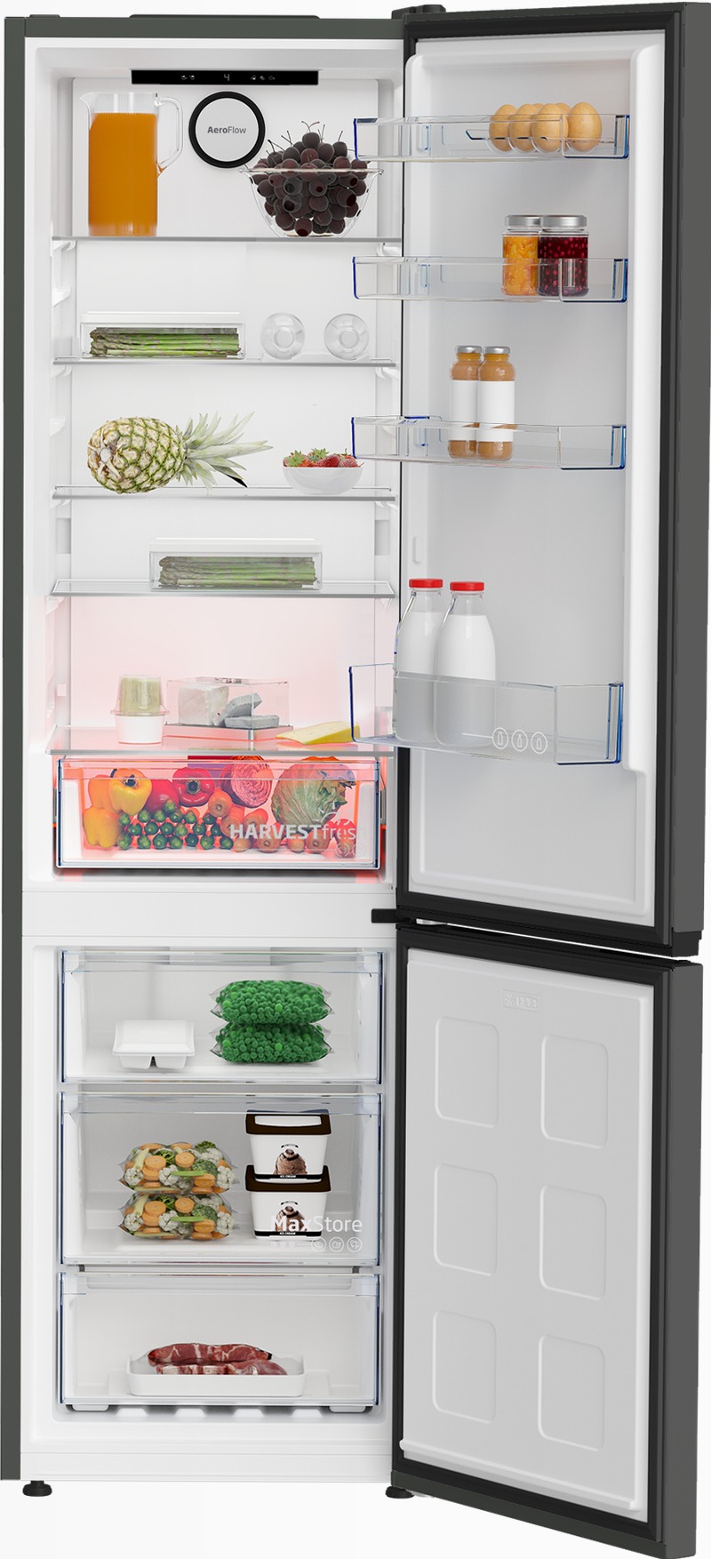 B5RCNE405HG: Frigorifero Combinato Beyond, Total No-Frost, 59.5 cm