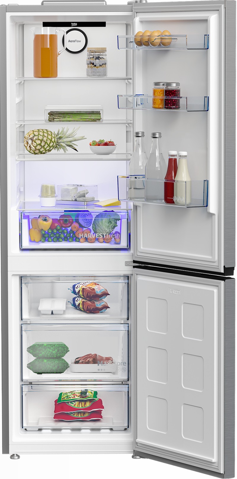 B3RCNE364HXB: Frigorifero Combinato Beyond, Total No-Frost, 59.5 cm