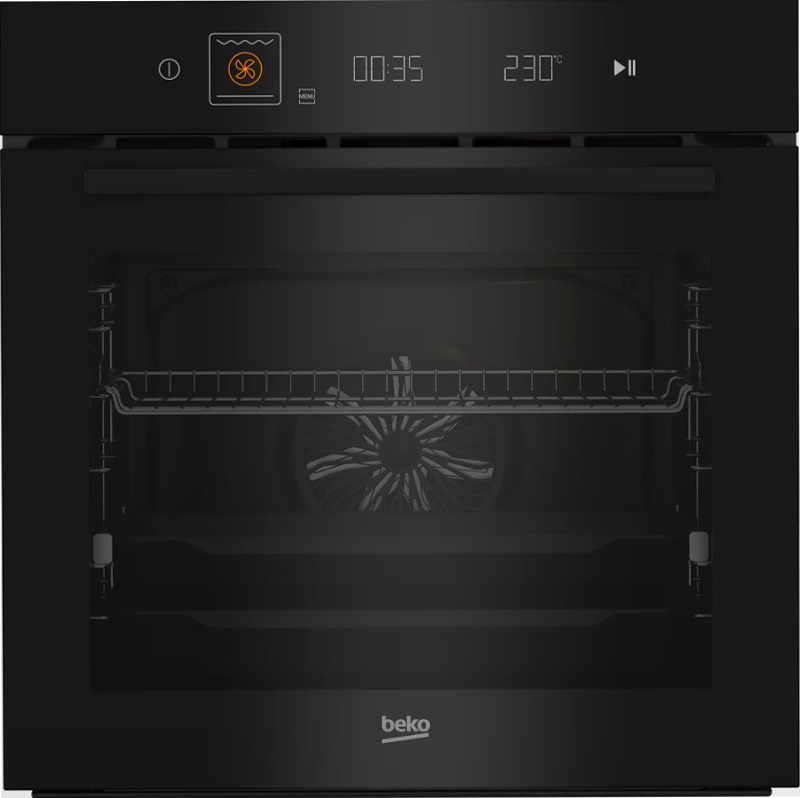 Forno Termoventilato 60 cm, 72 L A Nero