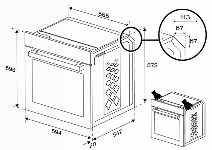 Forno Multifunzione BBIM13300X A Acciaio