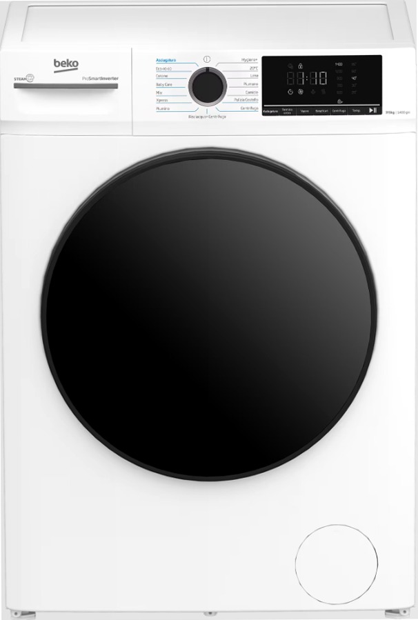 BMDSC7545B: Lavasciuga Slim, 7+5kg, 1400giri, Classe D/A, funzione a vapore