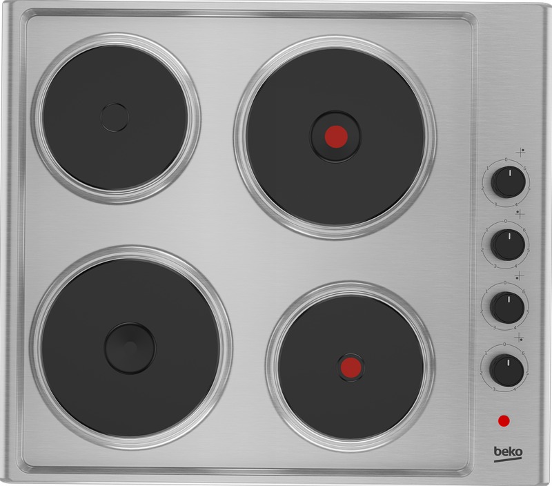 HIZE64101X: Piano Elettrico Cottura da Incasso 60 cm Acciaio 4