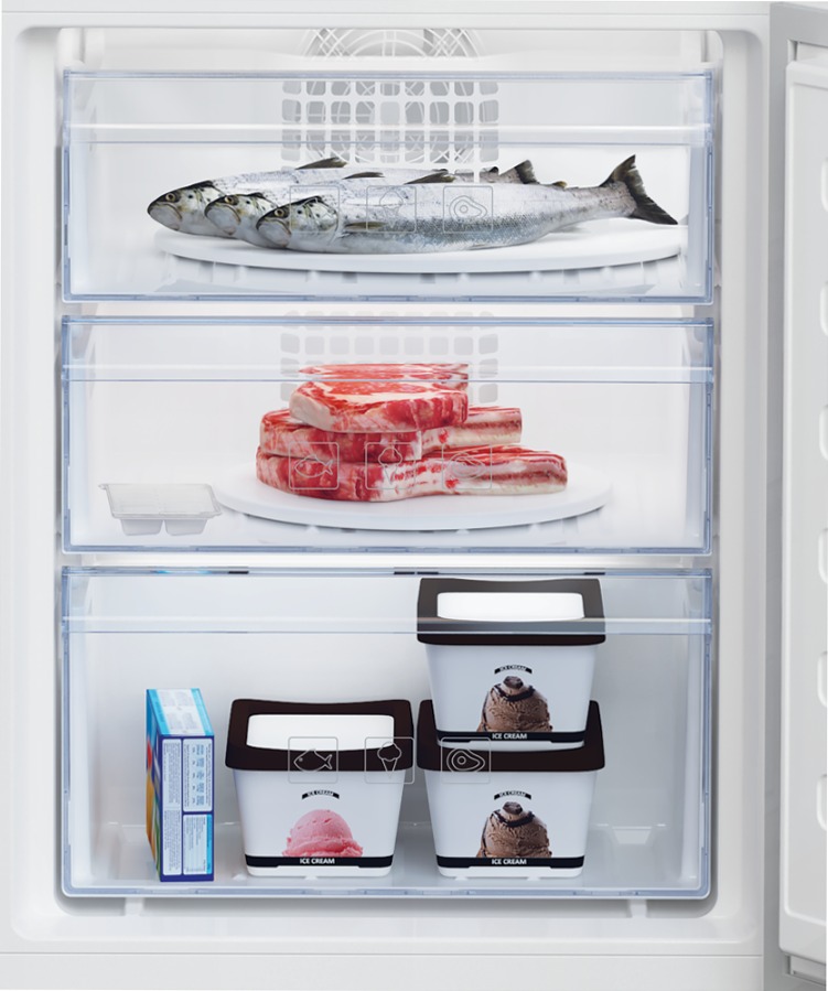 Frigorifero BCHA275K3SN: No-Frost e Efficienza Energetica Bianco Combinato 177.5lt