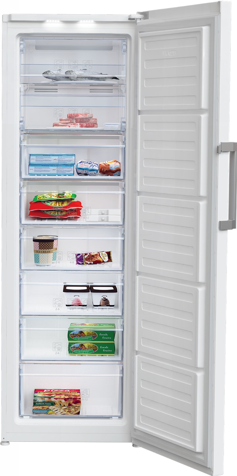 RFNE312E33WN: Congelatore Verticale, Total No-Frost, 275 L, 59.5 cm