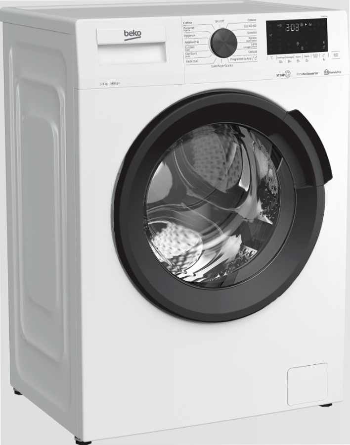 Lavatrice a Vapore SteamCure™ 8 kg 1400rpm 8kg Bianco
