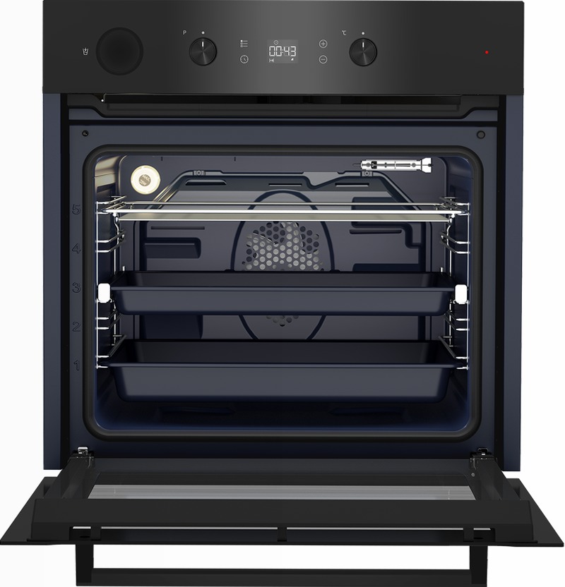 Forno Multi-Funzione Assistito a Vapore Pirolitico BIS14300BPS Nero