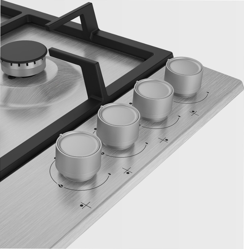 HAW642C5SX: Piano Cottura Gas 60 cm Acciaio A