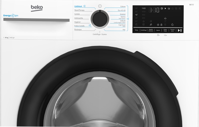 Lavatrice BMW109DB: 10 kg, 1400 giri/min 1400rpm 10kg Bianco