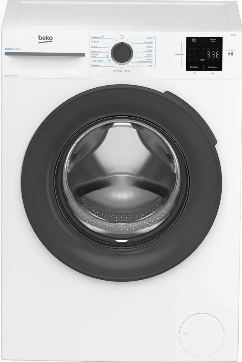 Lavatrice BMWU31041A: 10kg, Classe A, 1400 Giri 1400rpm 10kg Bianco