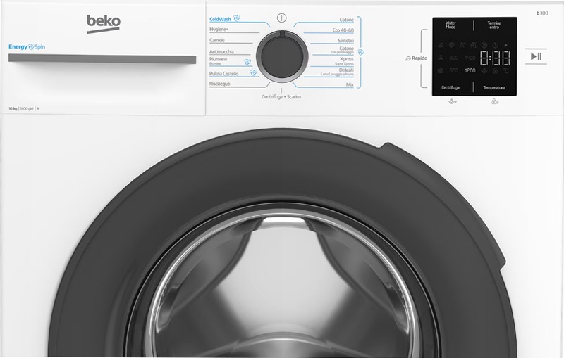 Lavatrice BMWU31041A: 10kg, Classe A, 1400 Giri 1400rpm 10kg Bianco