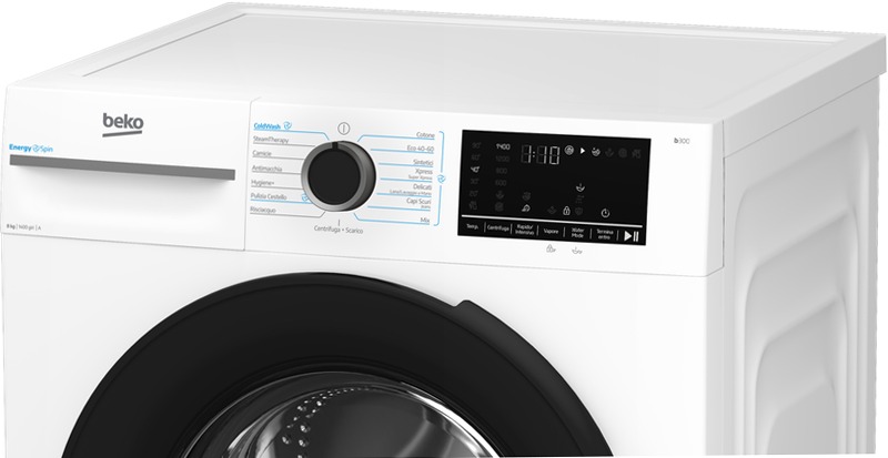 Lavatrice EnergySpin 8Kg, Classe A 1400rpm 8kg Bianco