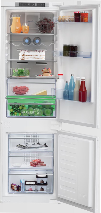 BCNA275E4SN: Frigorifero Combinato Total No-Frost Bianco E 177.5lt