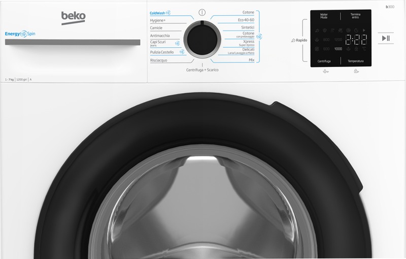 Lavatrice 7kg Slim, Classe A 1200rpm Bianco