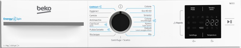 Lavatrice 7kg Slim, Classe A 1200rpm Bianco