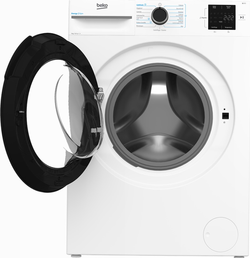 Lavatrice EnergySpin 9kg, Classe A 1200rpm 9kg Bianco