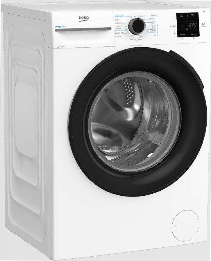 Lavatrice EnergySpin 9kg, Classe A 1200rpm 9kg Bianco