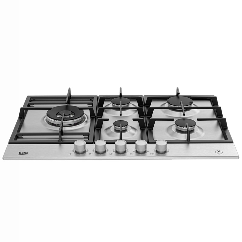 HIAL 75325 SX: Piano a Gas con FlameAdjust Acciaio 4