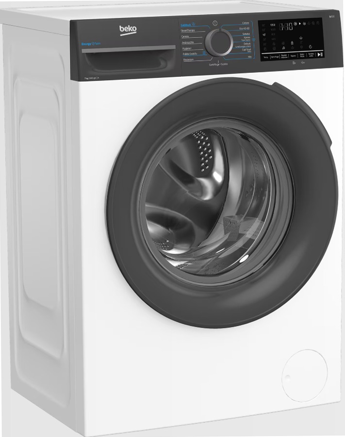 Lavatrice EnergySpin 7Kg Slim, Classe A 1200rpm Bianco
