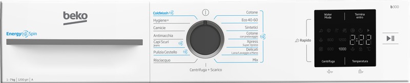 Lavatrice Slim 7kg BMSUR7126EA 1200rpm Bianco