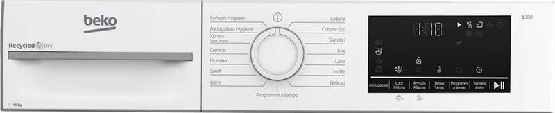 Asciugatrice 10kg Classe C a Pompa di Calore BMT104EW Bianco