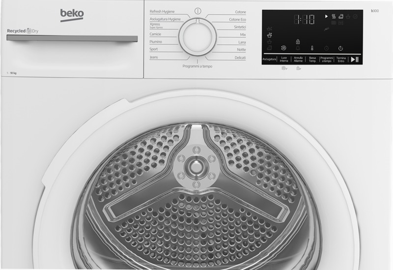 Asciugatrice 10kg Classe C a Pompa di Calore BMT104EW Bianco